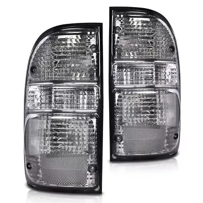 Fit For 2001-2004 Toyota Tacoma Tail Light Brake Lamps Clear W/bulb Wiring Pair • $31.93