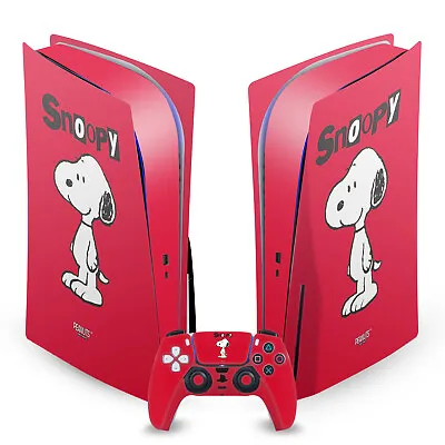$54.95 • Buy Peanuts Snoopy Character Graphics Matte Vinyl Skin Decal For Playstation Ps5 Ps4
