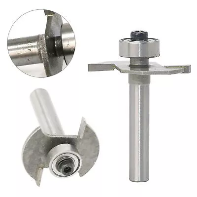 £4.79 • Buy 2/3mm Slot Cutter Bit For Knock On Furniture T Trim Router Campervan Motorhome~