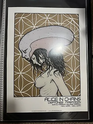 Deftones Mastodon Alice In Chains Jermaine Rogers 2010 New York Pulled Poster • $250