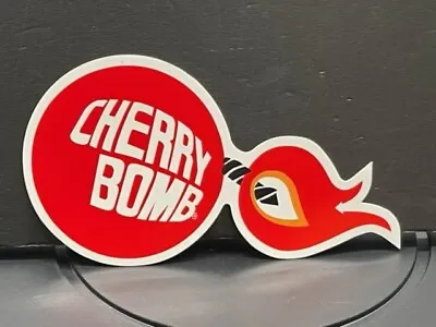 Vrhtf Cool Vtg Style Rare Cherry Bomb Muffler Sticker 7  X 13  • $49.99