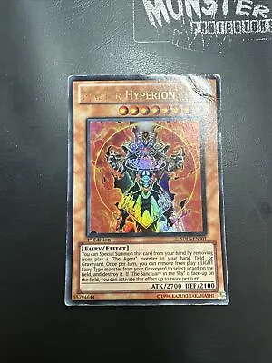 Yugioh Master Hyperion Ultra Rare Sdls-en001 1st Edition Played  • $1.55