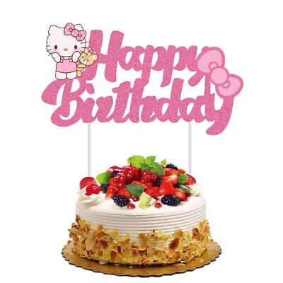 Hello Kitty Cake Topper Party Supplies Kids Girls Birthday Decoration • $11.99