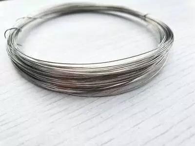 £3.50 • Buy 24g (0.5mm) Stainless Steel Round Jewellery Making Wire | 304 Grade | 15 Metres