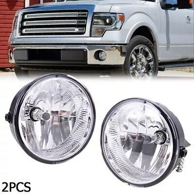 Pair Bumper Fog Lights Fit For Ford 2009 2010 2011 2012 2013 2014 F150 F-150 Set • $22.78