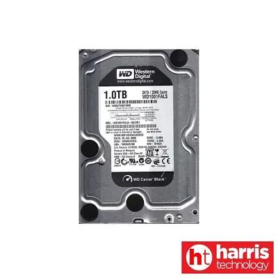 (USED) Western Digital 3.5  1TB SATA Hard Drive (WD1001FALS-00J7B1) • $36