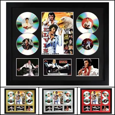 Elvis Presley Signed Framed Memorabilia Limited Edition 4CD Multiple Variations • $120