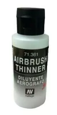 Vallejo Paint 60ml Bottle Airbrush Thinner • $6.89