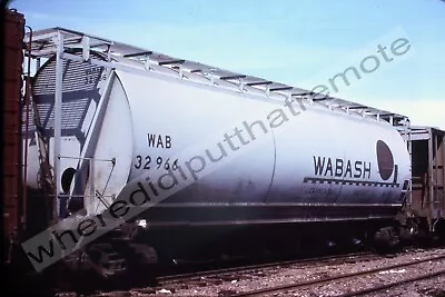 Original Slide Wabash WAB 32966 Covered Hopper Proviso ILL 8-77 • $17.57