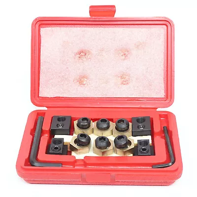 High Quality 5/8  Eccentric T-Slot Clamping Kit Milling Machine Work Table18Pcs • $41