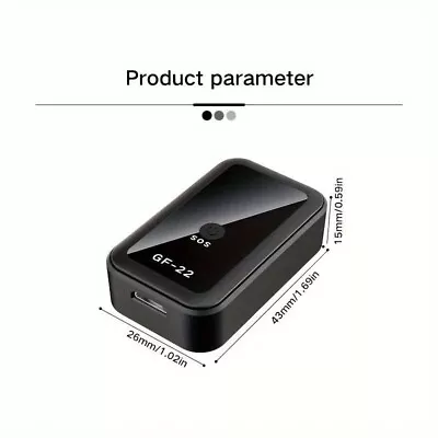 Gf-22 Mini Gps Tracker With Sos Car Gps Tracker Pet Locator Precisly Positioning • $0.01