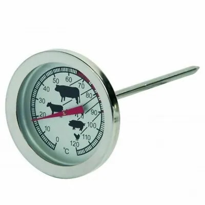 £8.52 • Buy Meat Poultry Food Oven Thermometer Cooking Temperature Probe In Stainless Steel