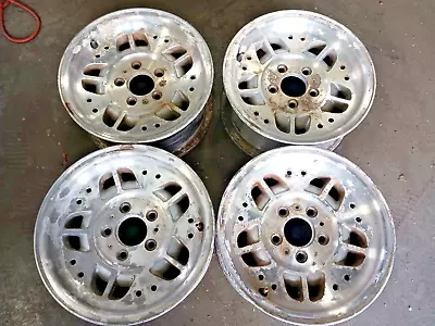 15x6  ALUMINUM LIGHTWEIGHT TRAILER WHEELS 5X4.5  BOLT PATTERN (SET OF 4) NICE!!! • $129