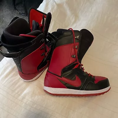 Nike SB Vapen Snowboard Boots Size 11 Jordan Black/Red • $400