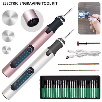 Cordless Electric Mini Drill Grinder Engraving Pen Variable Speed Rotary Tool ∻ • $42.24