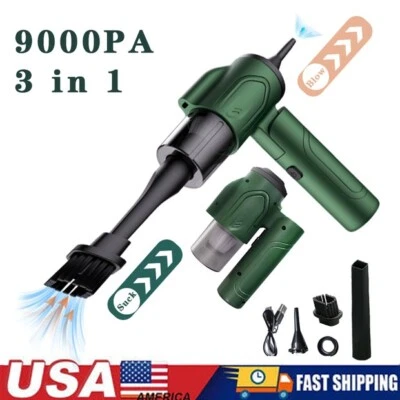 $17.89 • Buy 3In1 Cordless Handheld Vacuum Cleaner Small Mini Portable Car Auto Home Wireless