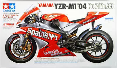 Tamiya 1/12 Yamaha YZR-M1'04 Motorcycle Model Kit 14100 • £43.99