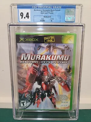 NEW Sealed GRADED CGC 9.4 A+: Murakumo - Renegade Mech Pursuit (Microsoft Xbox) • $927.75