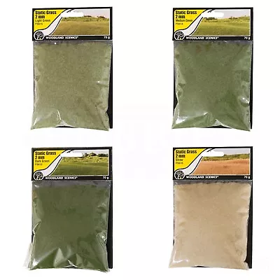 £7.49 • Buy Woodland Scenics Static Grass Scatter 00 N Gauge Model Railways 2 4 7 12 Mm