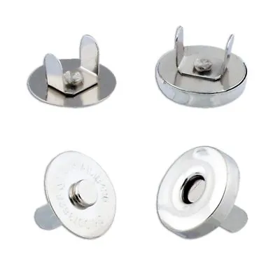 Magnetic Fasteners Button Clasp Snaps-PursesBagsClothes 14MM 6 PACK Backing  • $11.99