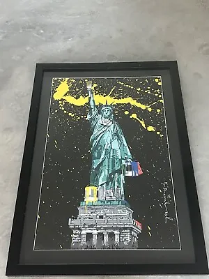 Mr. Brainwash  Liberty  Certificate Of Authenticity Prof. Framed No Reserve • $1200