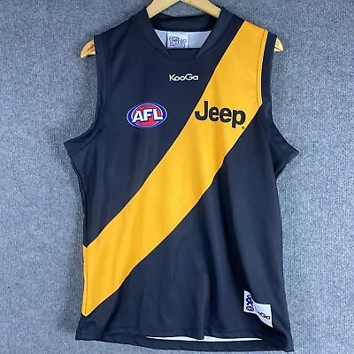 Richmond Tigers Jersey Mens XL AFL Football Signed Kevin Barlett Guernsey NEW • $299.95