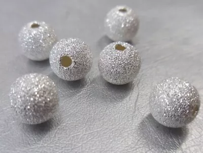 £2.39 • Buy 🎀 3 FOR 2 🎀 Silver Stardust Spacer Beads 3mm 4mm 6mm For Jewellery Making