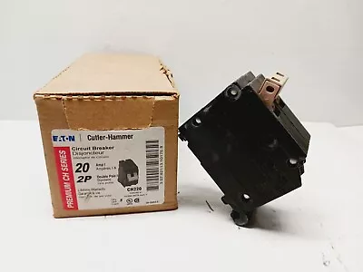 New Eaton/cutler-hammer Ch220 20 Amp Plu-in Circuit Breaker 2 Pole 120/240 Vac • $22.49