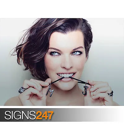 MILLA JOVOVICH (1180) Photo Picture Poster Print Art A0 A1 A2 A3 A4 • £8.95