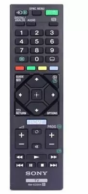 £4.85 • Buy *New* Replacement Sony RM-ED062, RMED054 / RM-ED054 TV Remote Control