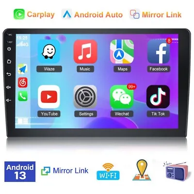 10.1  Android 13 Double Din Car DVD Player Radio Car Stereo Head Unit GPS 2+32GB • $57.26