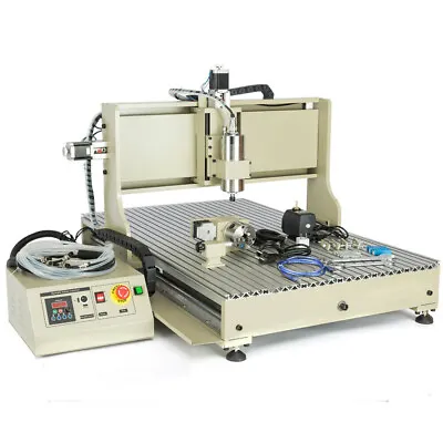 4-Axis 6090 CNC Router Engraver Wood Carving Milling Drilling Machine 3D Cutter • $1813.50