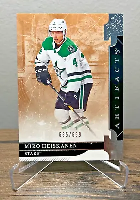 Miro Heiskanen /699 Silver 2019-20 Upper Deck Artifacts Hockey #111 🏒 • $3.69