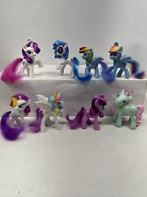 Mcdonalds MLP MY LITTLE PONY X8 DJ RAINBOW DASH Rarity Princess Celestia • $11.99