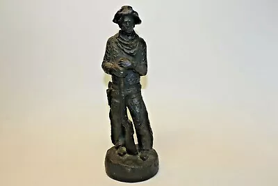 Vintage Michael Garman Western Cowboy With Rifle Sculpture Statue Statuette • $39.99