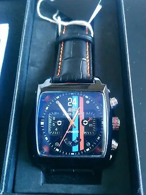 Mens Motorsport Le Mans Race Steve McQueen Style Watch  With Tag Lovely Gift • £69