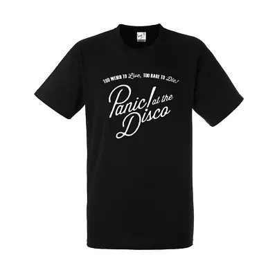 Panic! At The Disco T Shirt Inspired Too Weird To Live Too Rare To Die Top Gift • £9.99