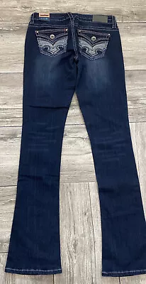 $29.99 • Buy Hydraulic Lola Curvy Juniors Darek Denim Jeans Size 3/4 Bootcut New With Tags