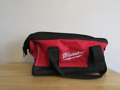 MILWAUKEE 12.5  X 6.5  X 8   Heavy Dty Contractors Tool Bag Tote Case Never Used • $22.95