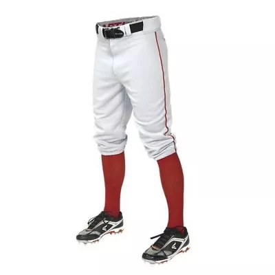 Easton Pro + Knickers White With Red Piping Baseball Pants Adult • $19.95