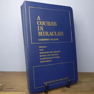 A Course In Miracles : Combined Volume By Foundation For Inner Peace (2007) • $14.99