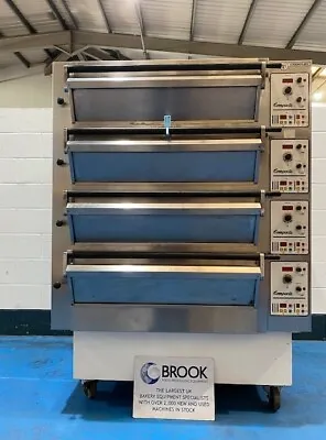Used Tom Chandley 8 Tray 4 Deck Oven Low Crown Mk4m Digital Controls • £5850