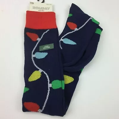 Holiday Socks Christmas Lights Strand Over The Knee  • $14.99