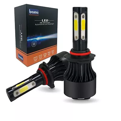 4-side 9005 LED Headlight Bulb Conversion Kit High Beam White Super Bright 6000K • $16.11