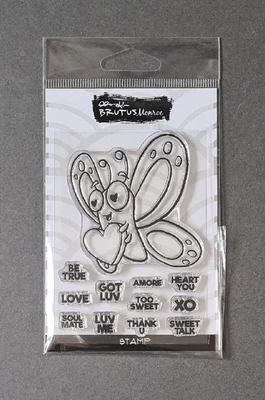 £1.99 • Buy Brutus Monroe Cute Butterfly Clear Stamp Set. New. Craft Cardmaking