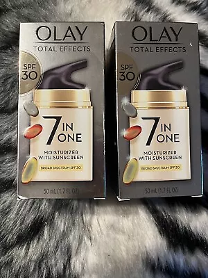 Olay Total Effects 7 In One Moisturizer With Sunscreen SPF 30 1.7oz Ex 11/24 2pk • $34.95