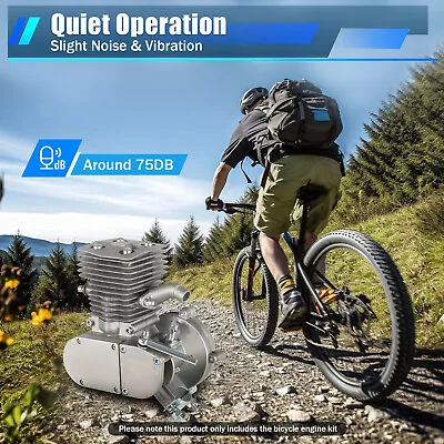 100cc 2-Stroke Bicycle Motor Kit Bike Motorized Petrol Gas Engine Full Set NEW • $118.75