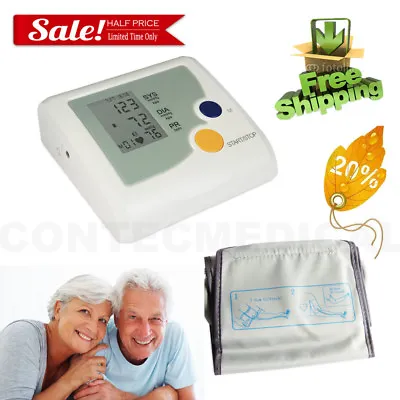 CONTEC 08D Digital Big Font LCD Upper Arm Blood Pressure Monitor With Adult Cuff • $19.99