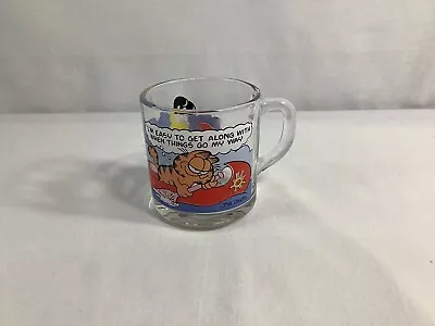 VINTAGE McDonald’s Garfield Glass Mug Coffee Cup Jim Davis 1978 Characters  • $9.99