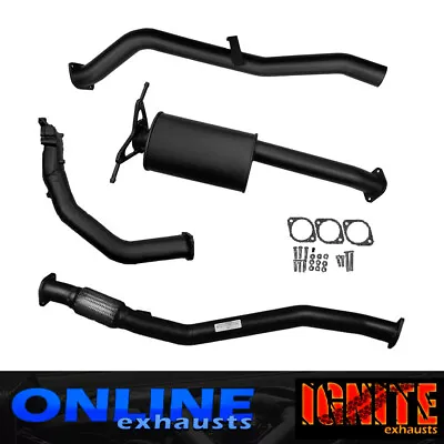 Full 3  Exhaust No Cat/muffler To Suit Nissan D22 Navara 2.5l Td 08 On  • $580.50